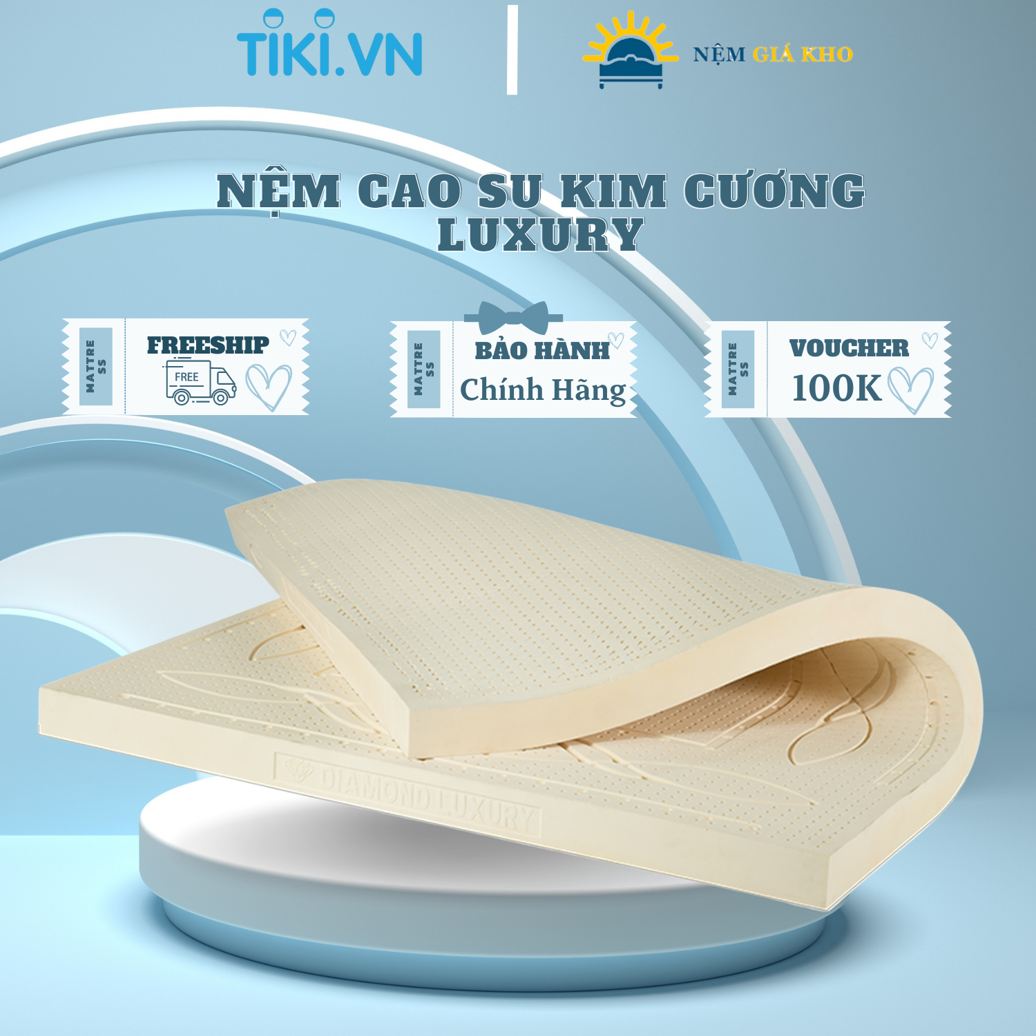 Nệm cao su Kim Cương Diamond Luxury