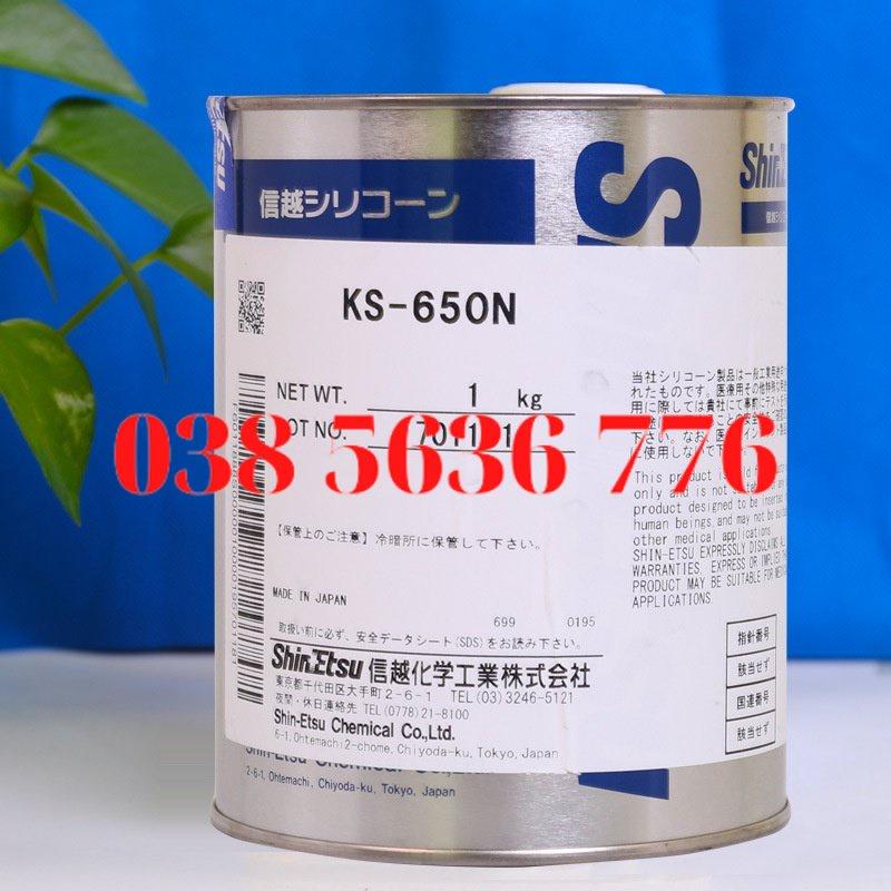 Shinetsu KS-650N, Dầu Bôi Trơn Silicone, Dầu Tổng Hợp 1Kg