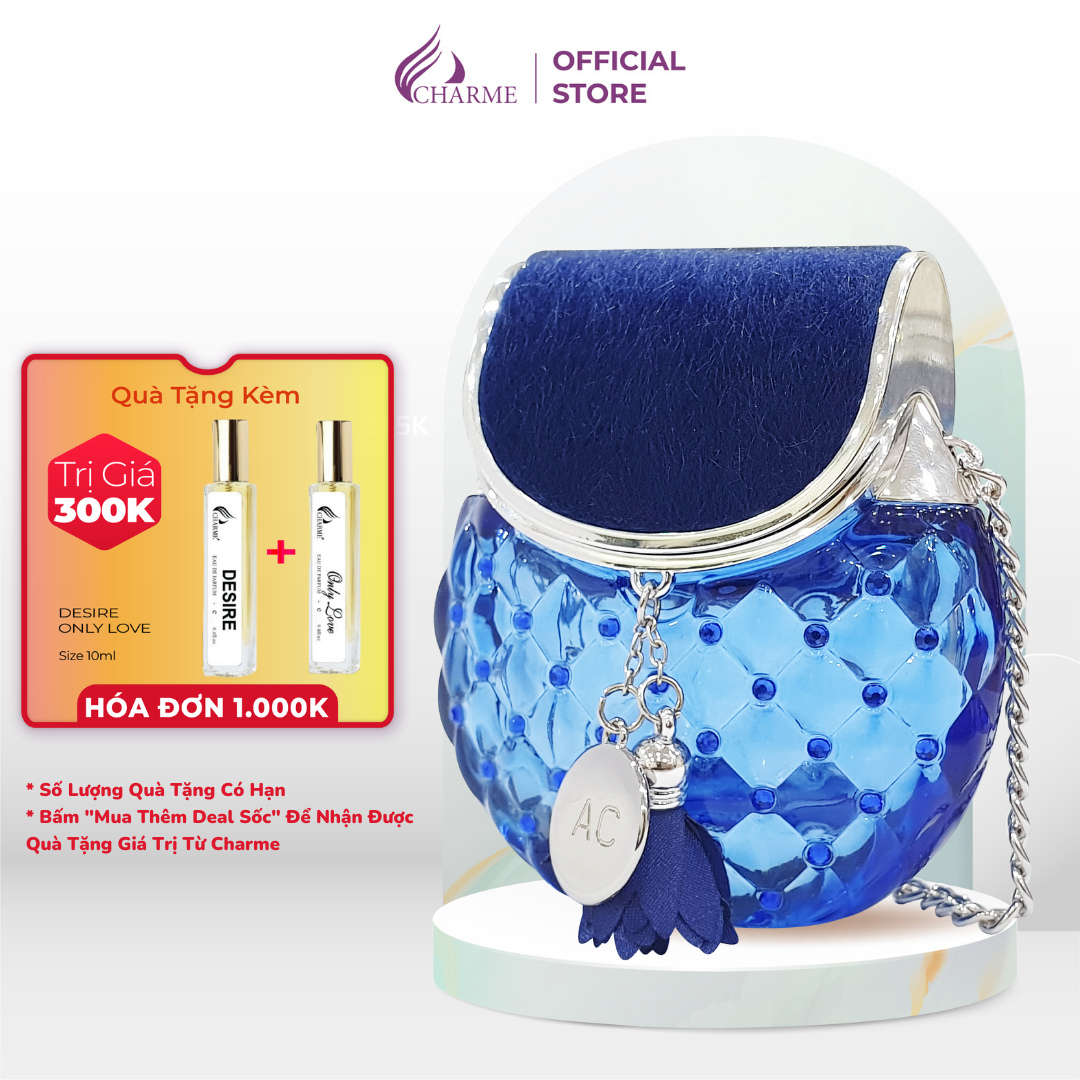 Nước hoa nữ cao cấp, Charme AC, mùi hương tinh tế, quý phái, gợi cảm, tỏa hương suốt ngày dài, 65ml