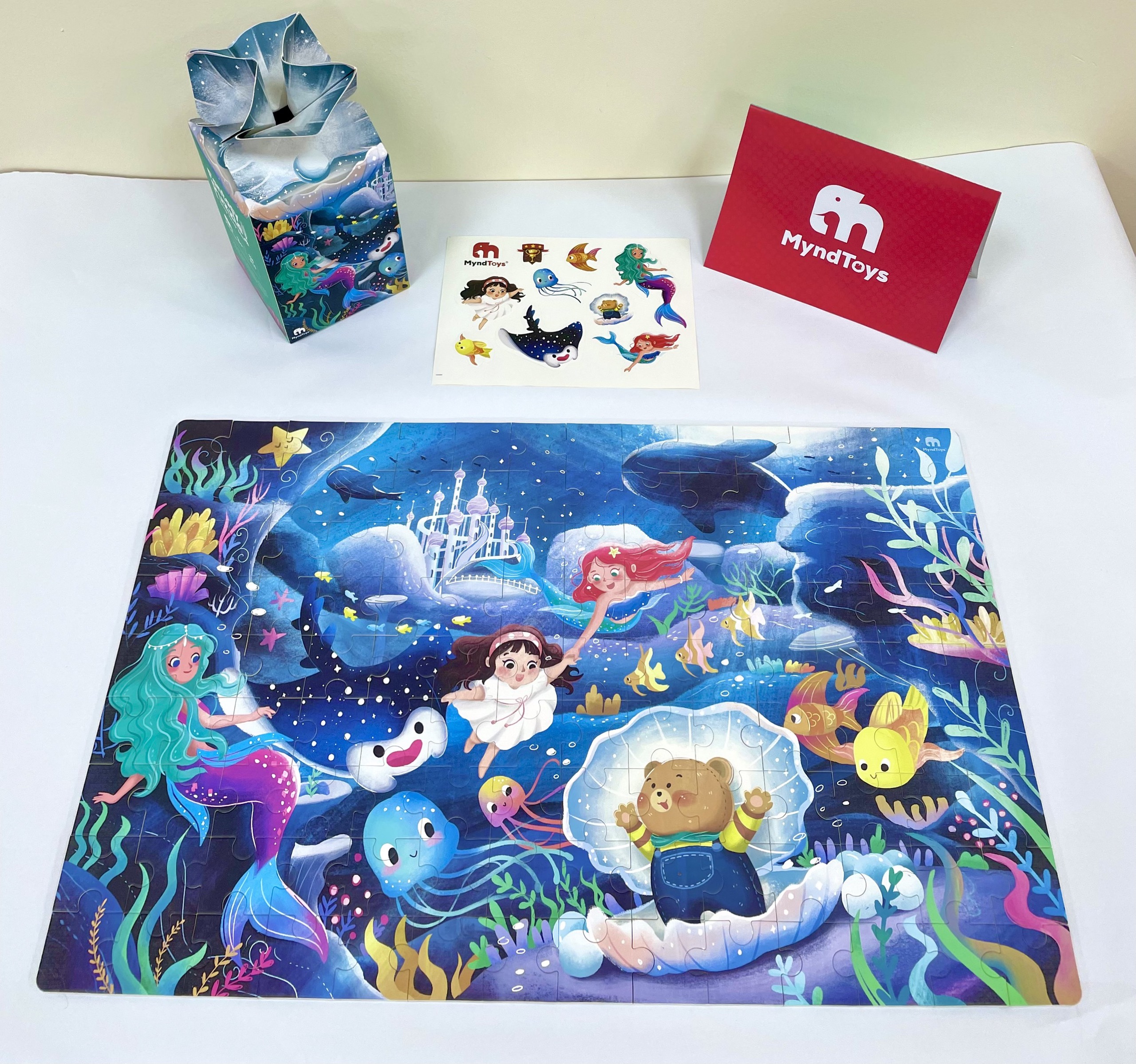 Đồ Chơi Xếp Hình Myndtoys Fantasy Puzzle - Nàng Tiên Cá Deep Deep Blue Dành Cho Bé Gái