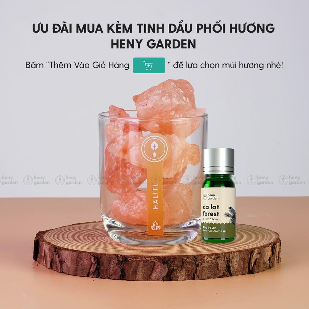 Đá Khuếch Tán Tinh Dầu Thơm Phòng Pha Lê Halite Heny Garden Thay Thế Máy Xông, Làm Sạch Không Khí