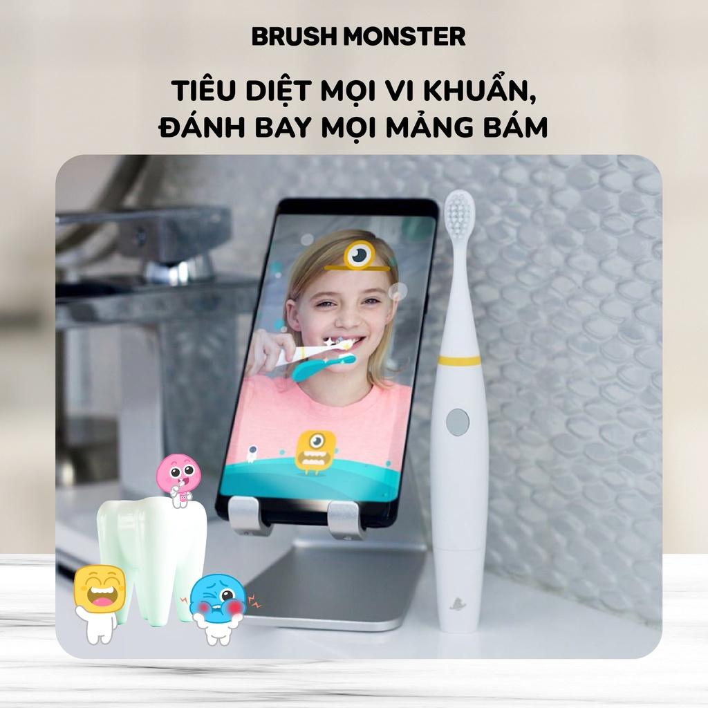 Bàn Chải Đánh Răng Điện Thông Minh Sonic Trẻ Em, BMT-1000, An Toàn, Kháng Khuẩn, Sử Dụng Công Nghệ Thực Tế Ảo