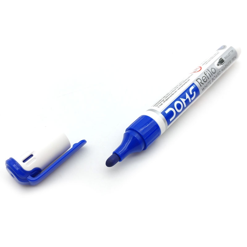 Bút Lông Bảng DOMS Refilo 7434 - Mực Xanh