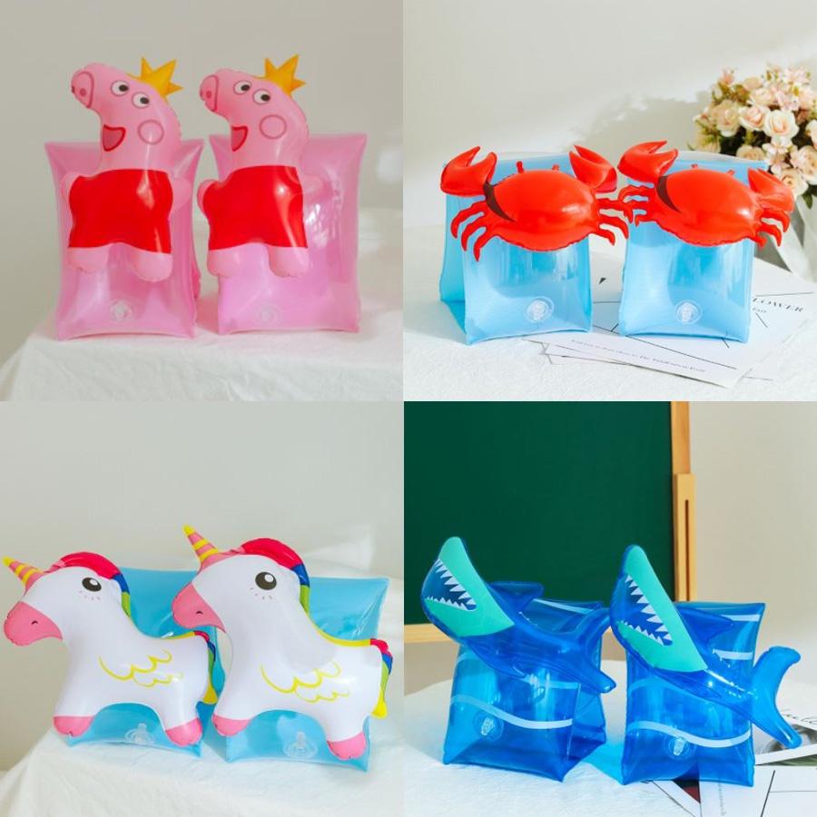 Phao bơi tay hoạt hình peppa pony cá mập và cua bé trai gái nhỏ