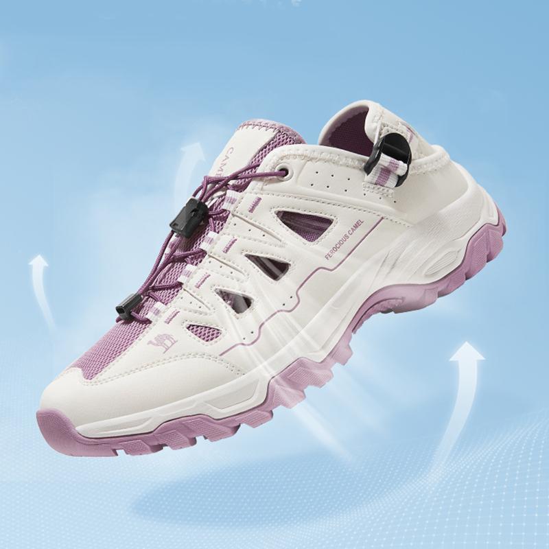 Giày Đi Bộ Đường Dài Ngoài Trời Lạc Đà Vàng Dành Cho Nữ Giày Chống Trượt Chống Mòn Thoáng Khí Giày Thể Thao Nước Mùa Hè 2023 Mới Color: Beige-Women Shoe Size: 40