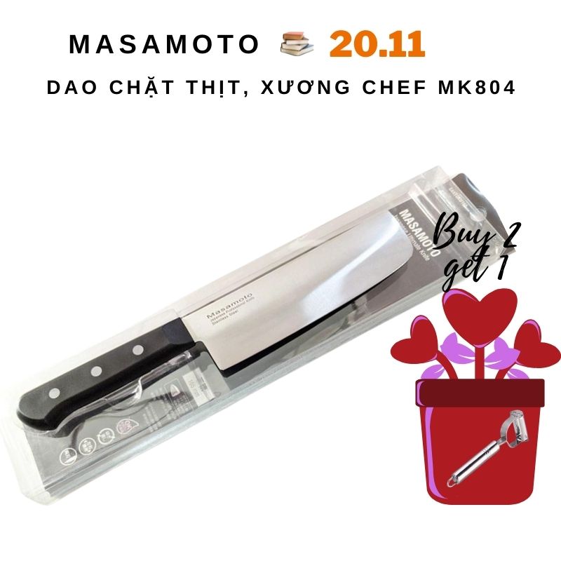 Dao thái thực phẩm Masamoto hàng xuất Nhật MK103