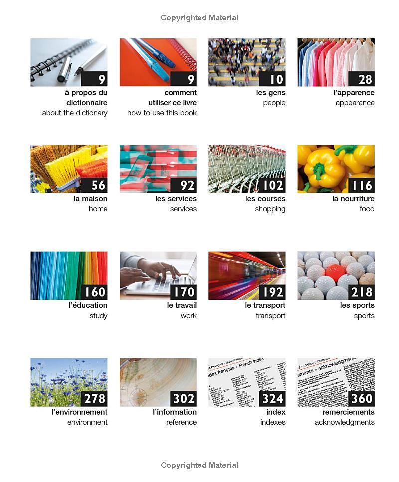 Sách ngoại văn: French English Bilingual Visual Dictionary