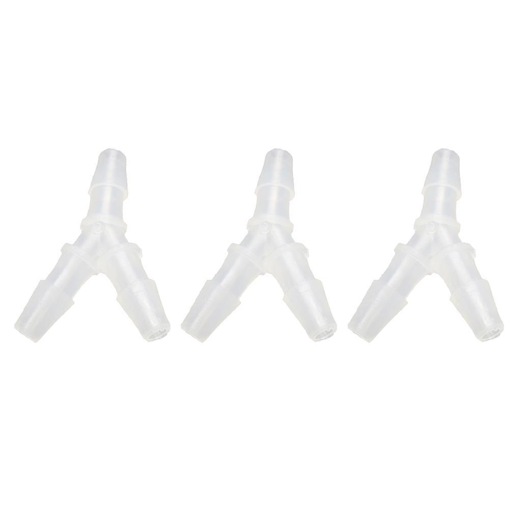 Pack of 3 T-piece Hose Connection with The Same Diameter Y Shape