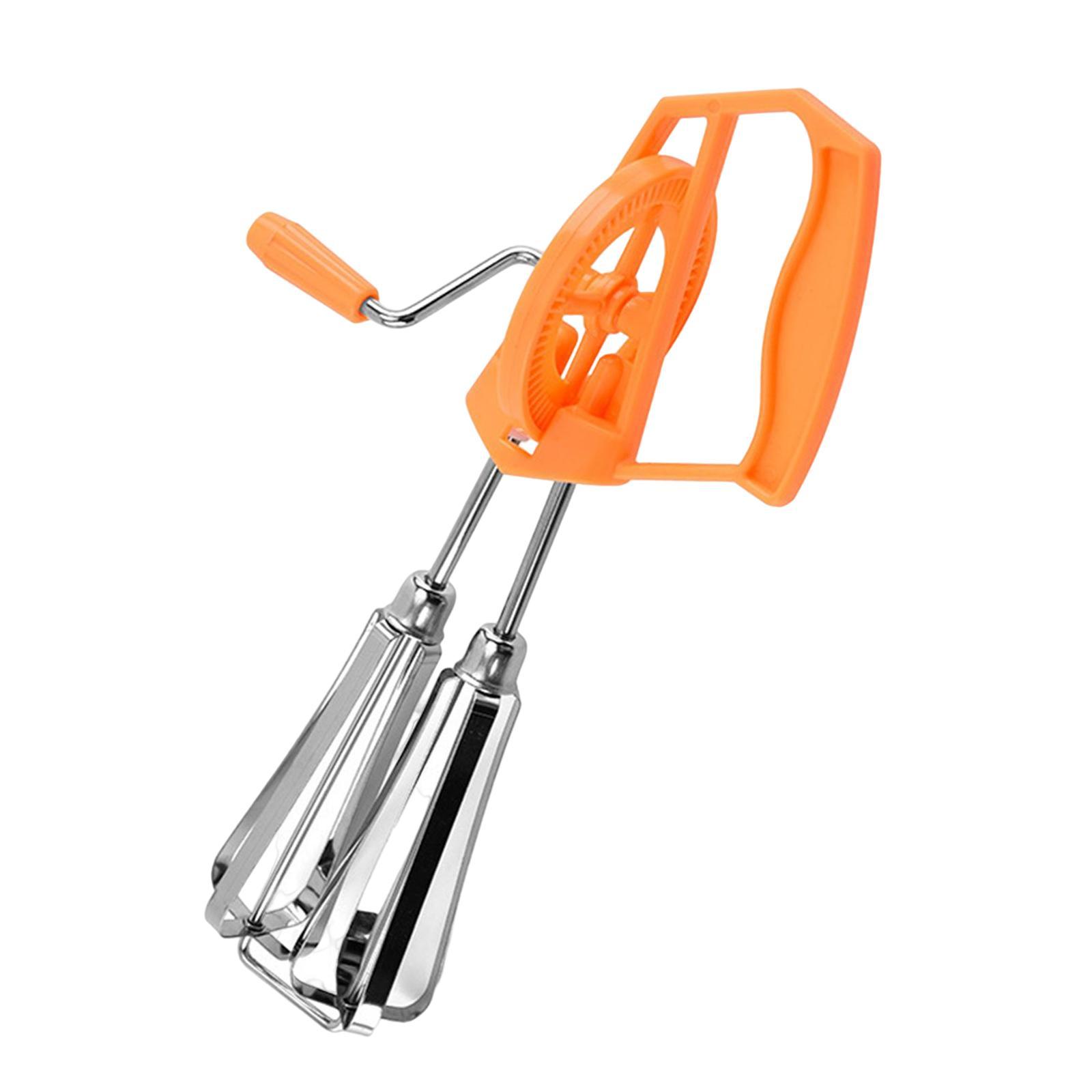 Rotary Hand Whisk Egg Beater Mixer ,Easy to Clean Cooking Tool Gadgets