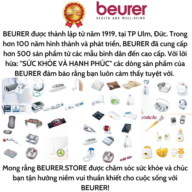 Máy đo huyết áp bắp tay tự động Beurer BM77