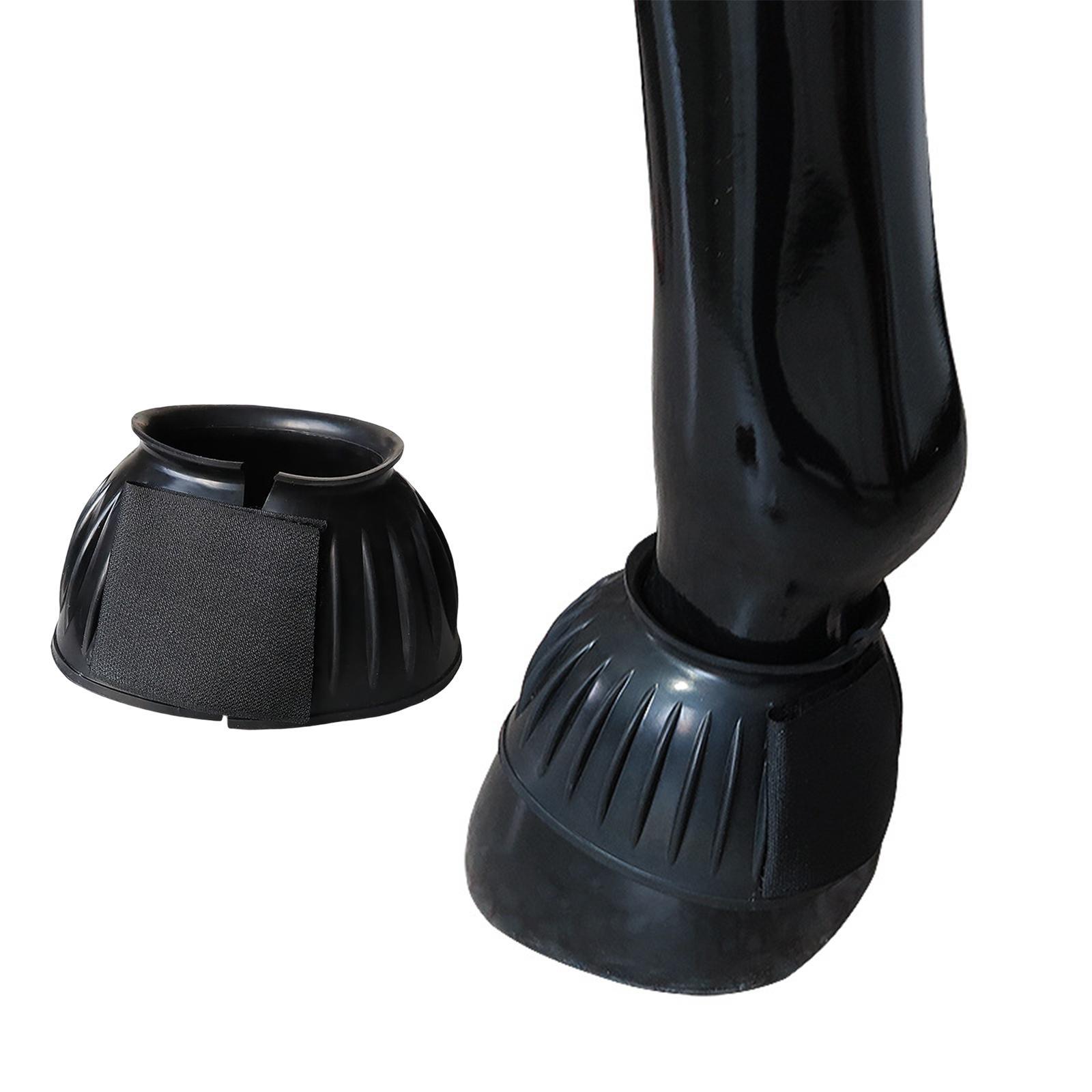 2x Horse Bell Boots Overreach Boot Equine Hoof Protector Comfortable