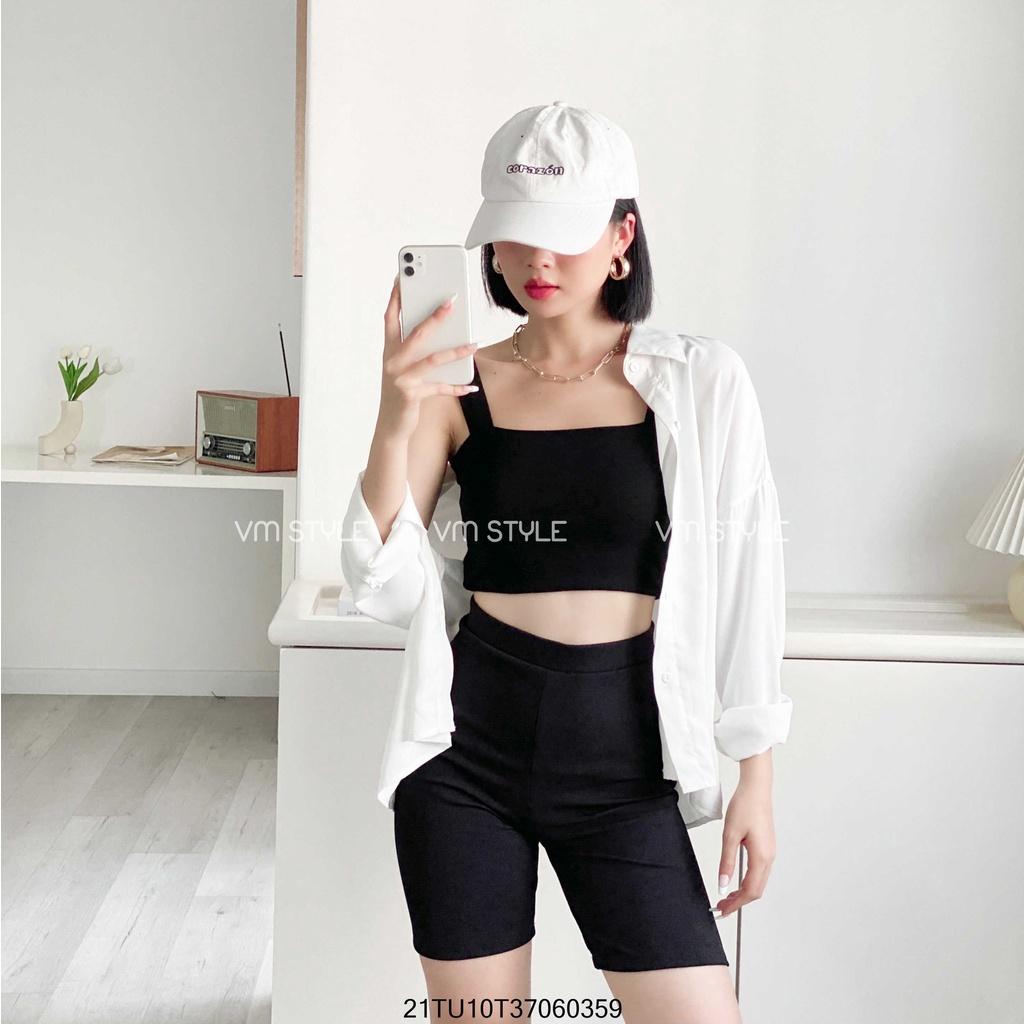 Áo thun 2 dây bản to trơn ulzzang trơn thời trang VM STYLE 21TU05T372102