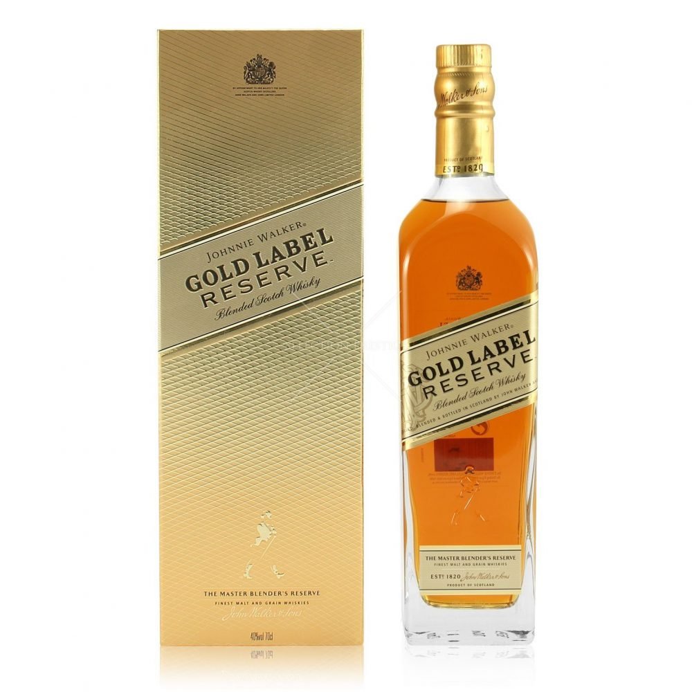Rượu Johnnie Walker Gold Label Blended Scotch Whisky 40% 750ml [Kèm Hộp]