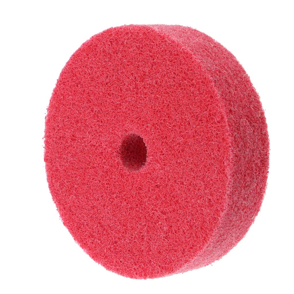 2x3'' Nylon Fiber Polishing Wheel Grinding Wheel for Bench Grinder Red