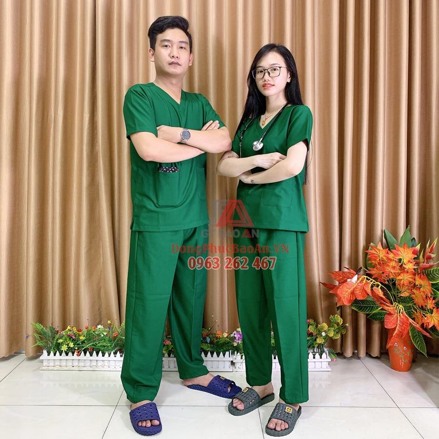 Bộ Đồng Phục CRUBS Spa Phòng Mổ NỮ Đủ Màu, Quần Áo Phẫu Thuật TMV Cao Cấp