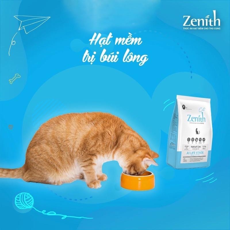 Hạt mềm Zenith Hairball Care tiêu búi lông cho mèo 1.2kg