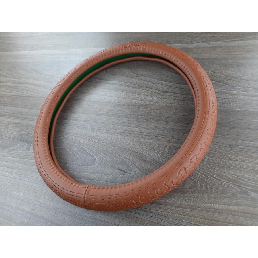 Bọc vô lăng cao cấp Macsim mã L620 mới chất liệu da thật - Khâu tay 100% size M phù hợp các loại xe