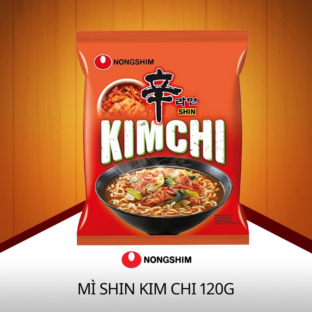 Mì Nongshim Shin Kim chi 120g - Hàn Quốc