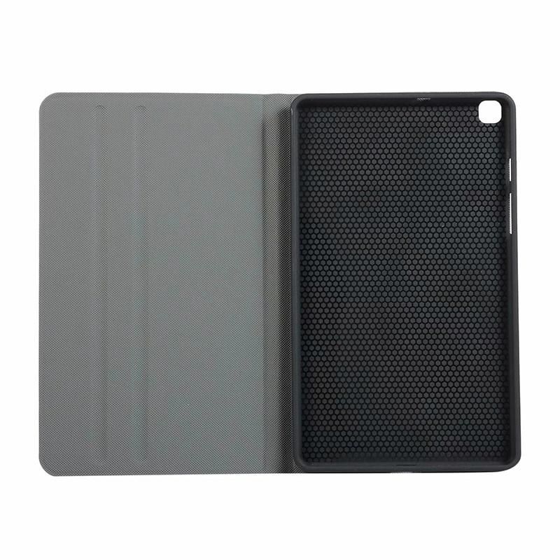 For Samsung Galaxy Tab A7 Lite 8.7inch 2021 SM T220 T225 Cloth Pattern Case Folding Flip Stand Soft TPU Back Cover