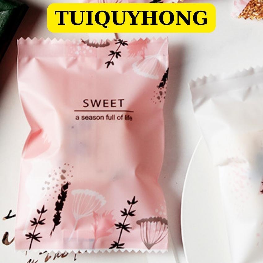 Túi Đựng Kẹo Nougat Kẹo Dẻo SET 100 Túi đựng Kẹo Bánh