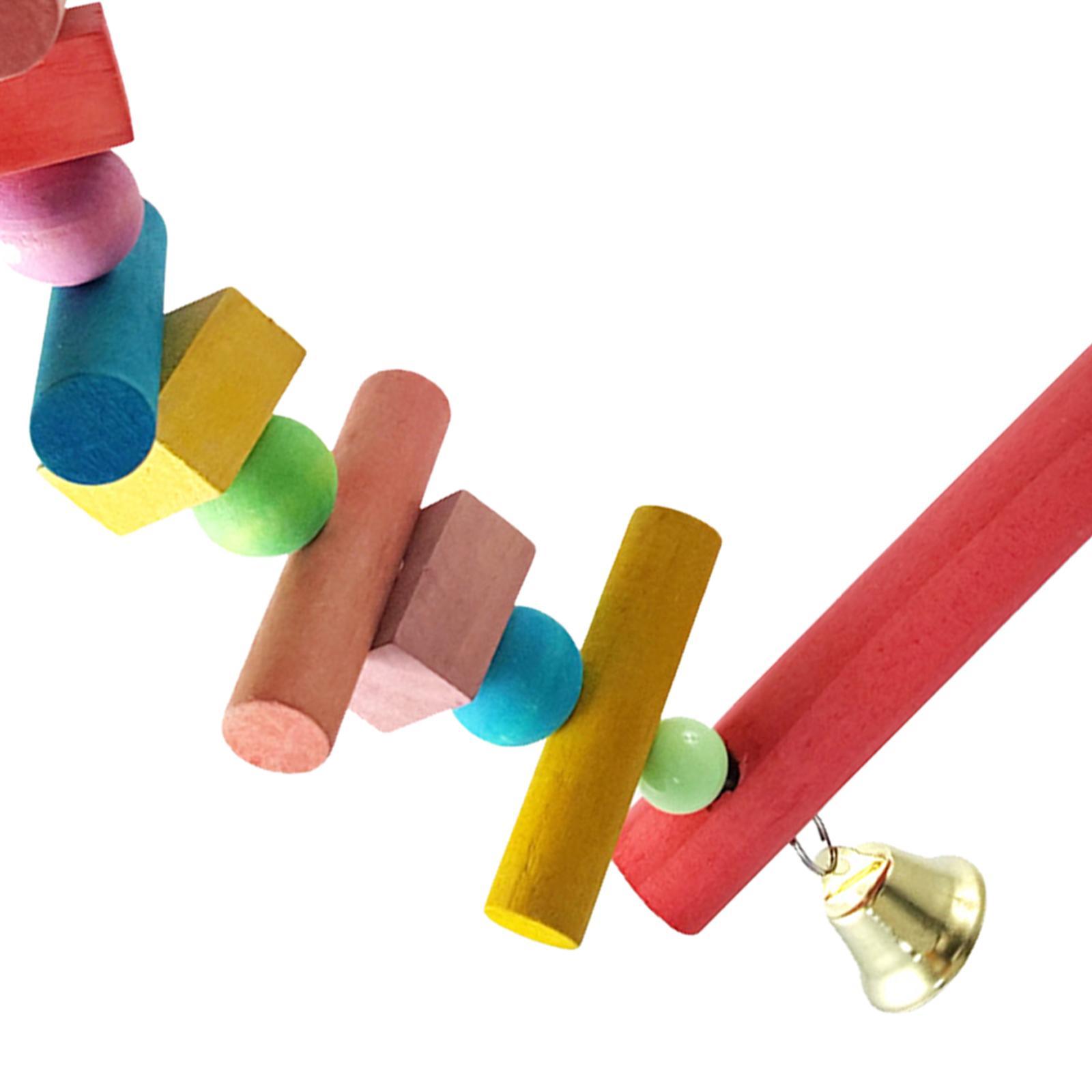 Pet Bird Swing Parrot Parakeet Budgie Cockatiel Cage Hammock Hanging Toy