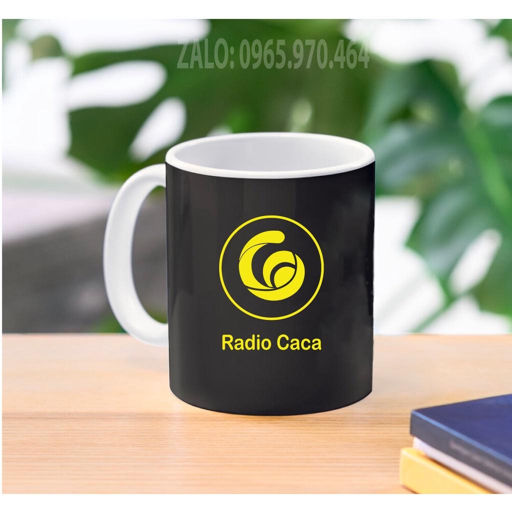 Ly Sứ Có Quai Họa Tiết Đồng Coin RADIO CACA METAMON - In Hình Lên Ly Sứ, Cốc Theo Yêu Cầu - IN HÌNH LỚP, CÔNG TY