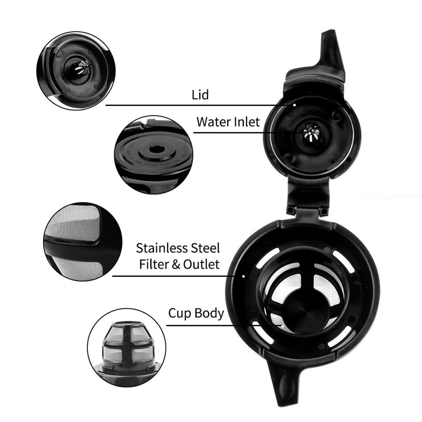 Upgraded Pour Over Coffee Filter Coffee Dripper Paperless Mess Stainless Steel Coffee Filter Coffee Flavour Easy to Use and Clean