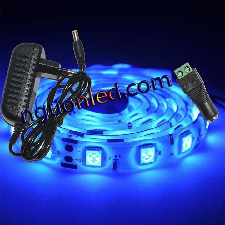 Đèn led dây 5050 cuộn 5m xanh dương - 5050 xanh dương