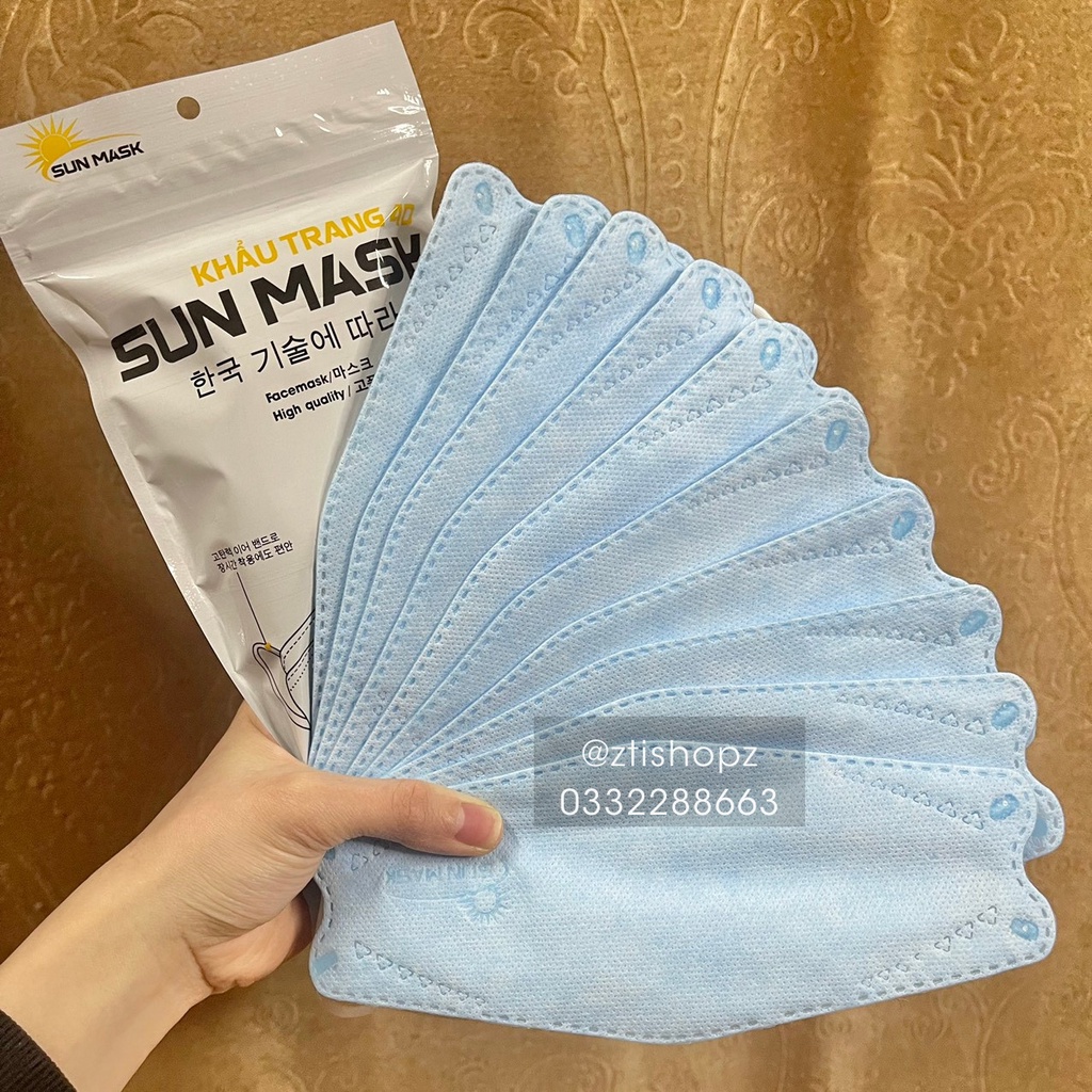 Combo 50 Chiếc Khẩu Trang KF94 UniMask, Hàn Quốc 4D 4 Lớp Kháng Khuẩn Chính Hãng - Có Tem Kiểm Định BYT