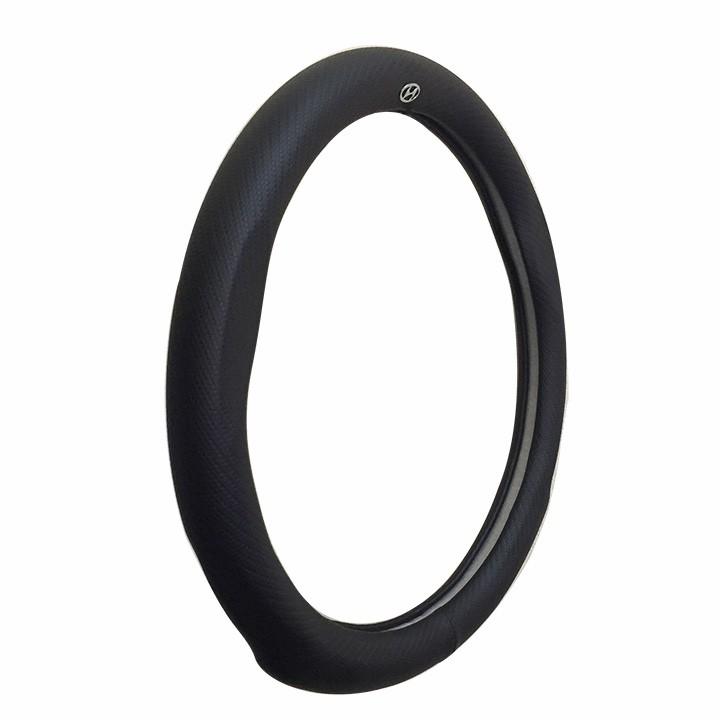 Bọc Vô Lăng Da Vân Carbon Logo Hyundai - Hot