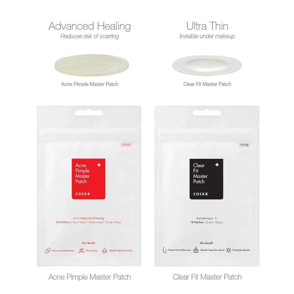 Combo 3 Miếng dán xẹp mụn nhanh chóng COSRX Acne Pimple Master Patch (Gồm 24 miếng dán) x 3