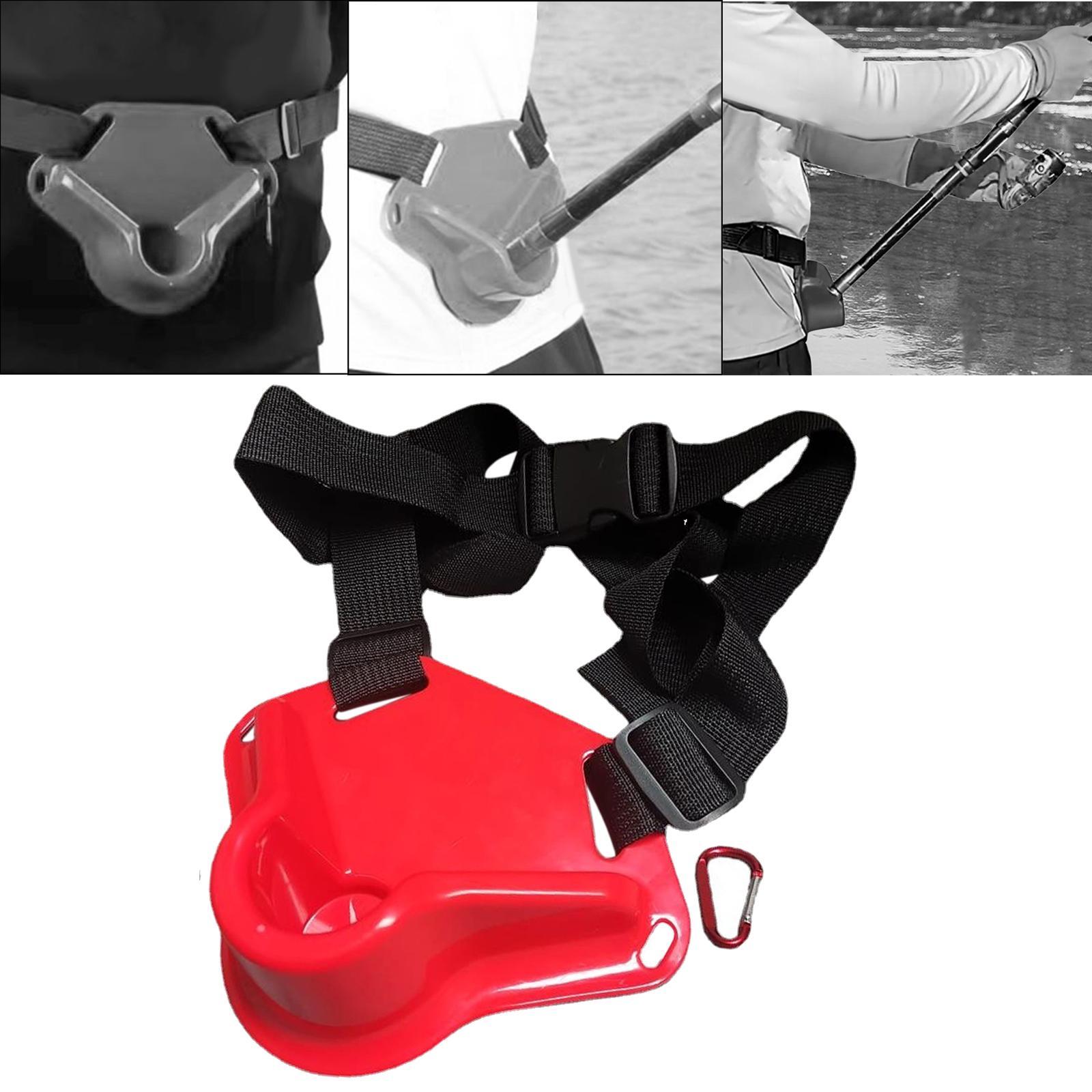 Fighting Rod Holder, Fishing Waist Rod Holder, Pole Support Prop Fishing Pole Holder, Strap Bracket Portable Belt Strap Fishing Belt Rod Holder