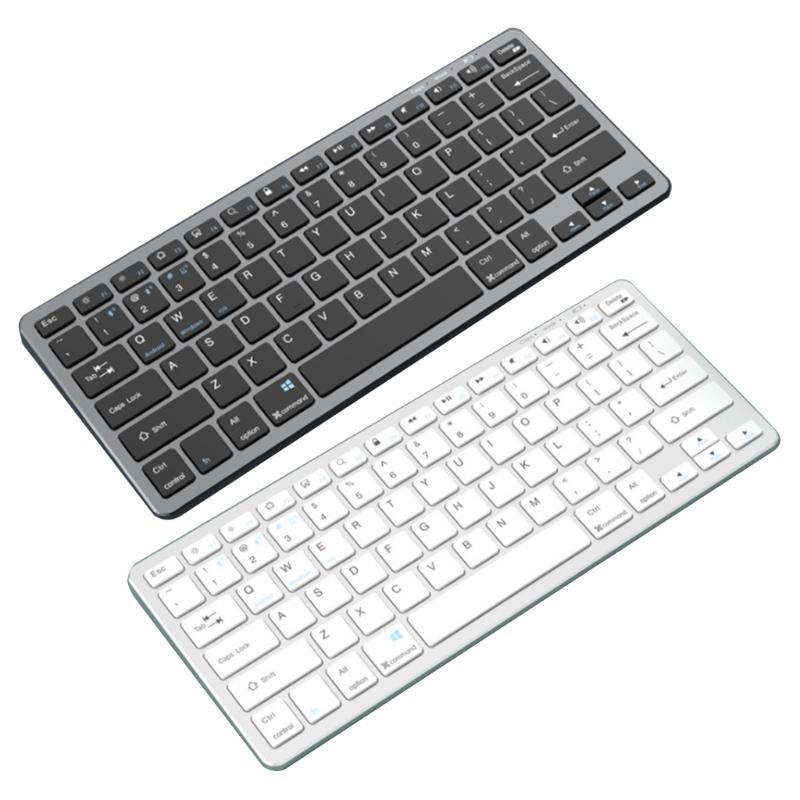 Bluetooth-Tương Thích 3.0 5.0 + 2.4G Hai Chế Độ Không Dây Bàn Phím Im Lặng ForOffice