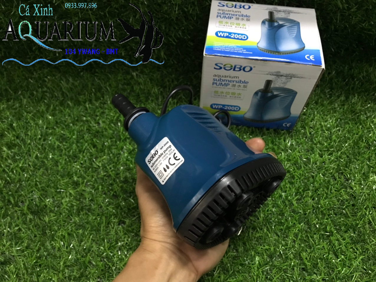 Máy bơm hút cặn đáy hồ cá SOBO WP 200D