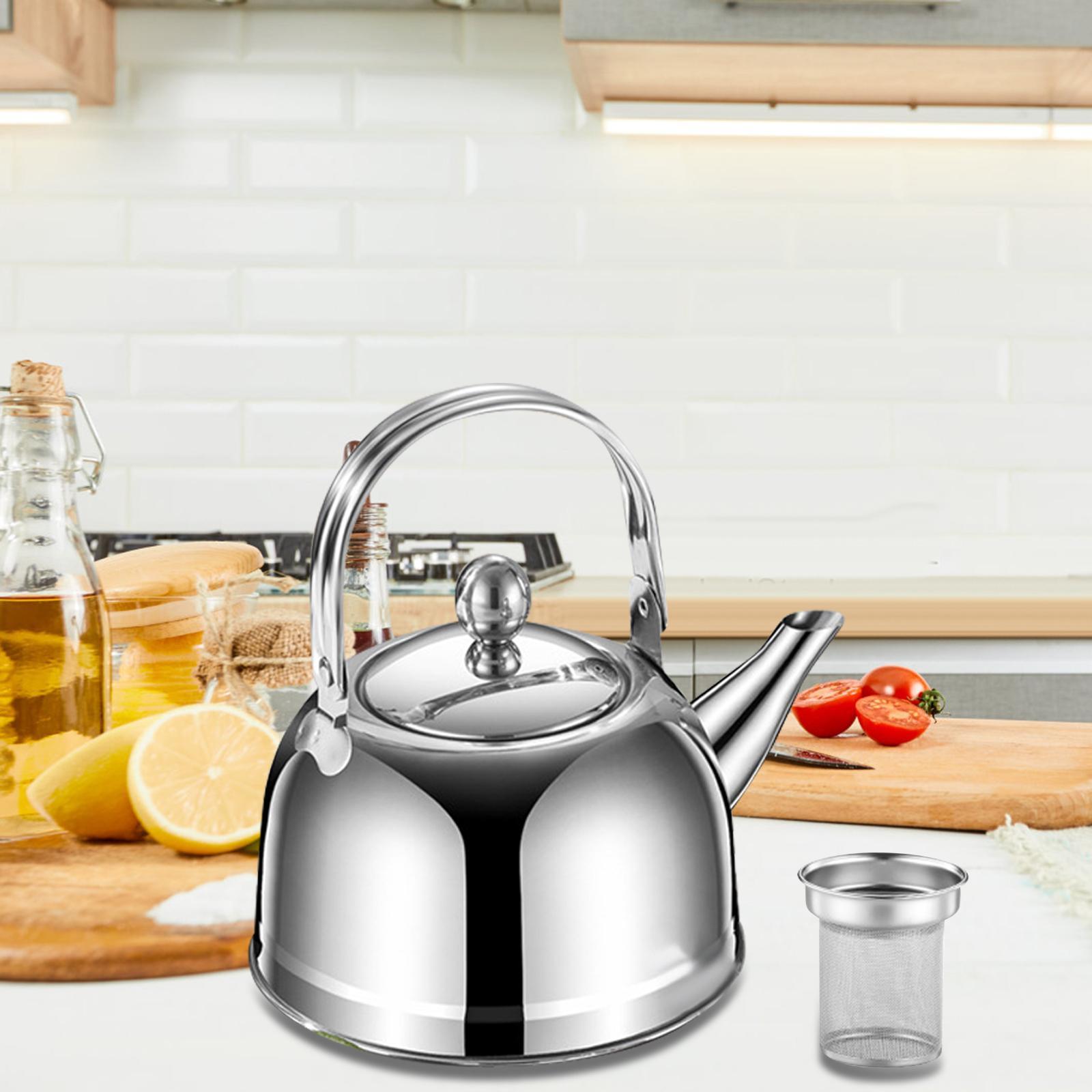 Stainless Steel Tea Kettle with Infuser for Restaurant Picnic