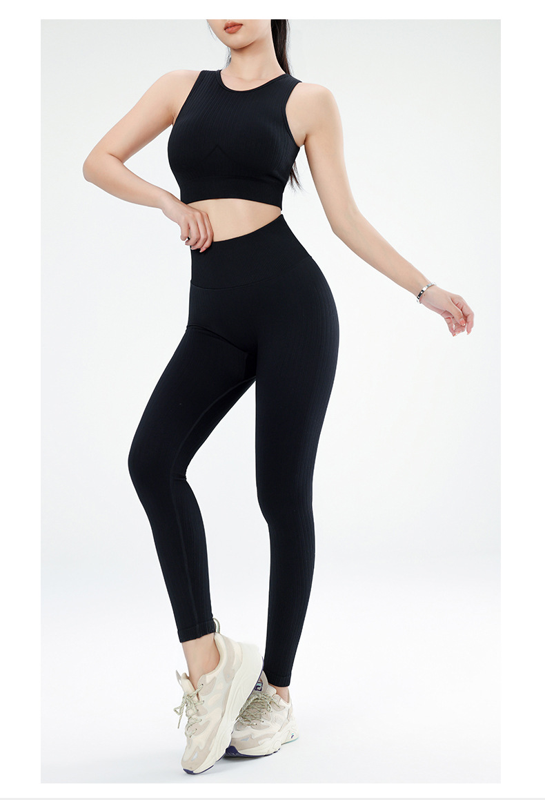 Đồ Tập Yoga Gym Nữ Dệt Kim Có Đệm Chống Sốc Ngực