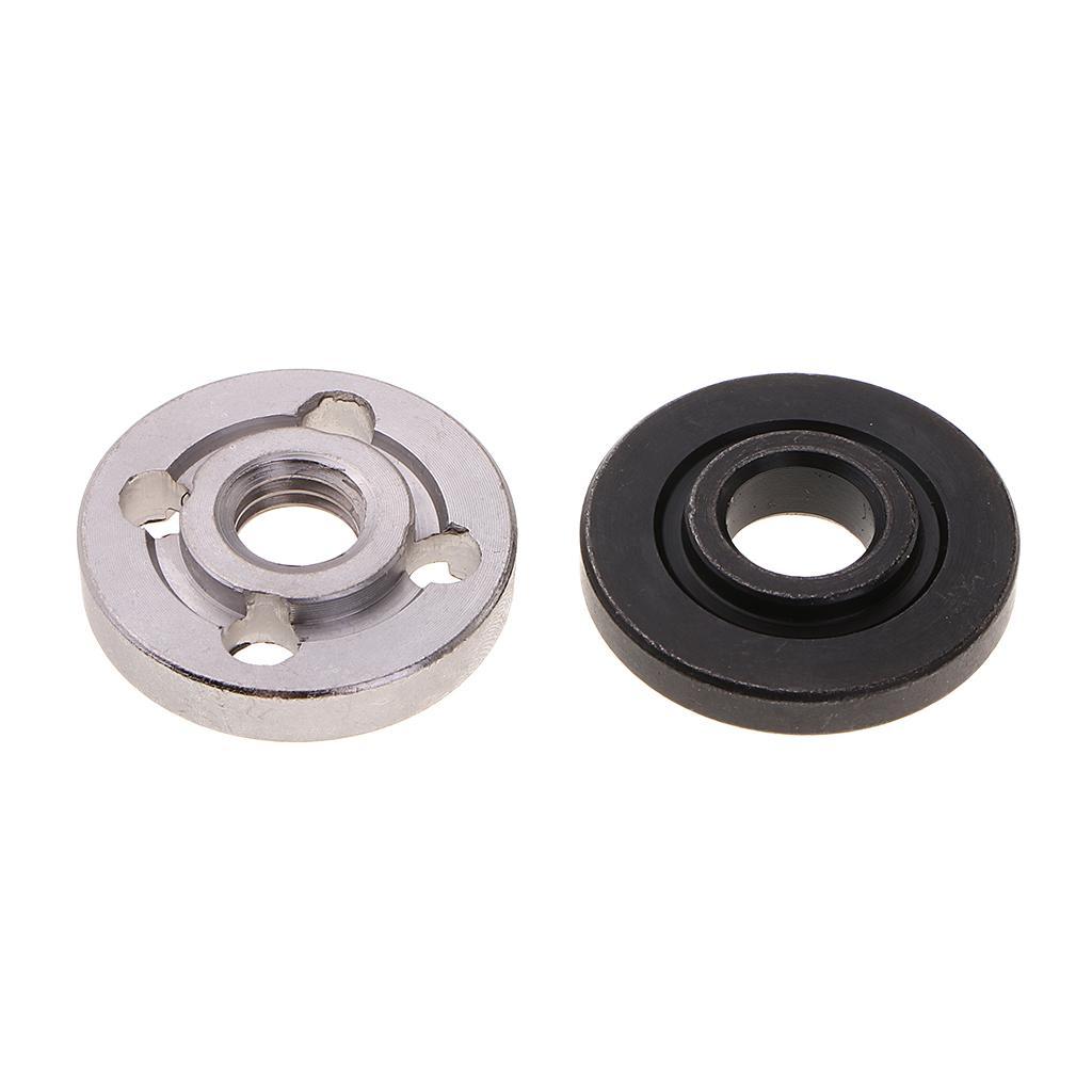 4 Piece Steel Lock Nut And Grinding Flange Nut Kit for 100 Angle Grinders