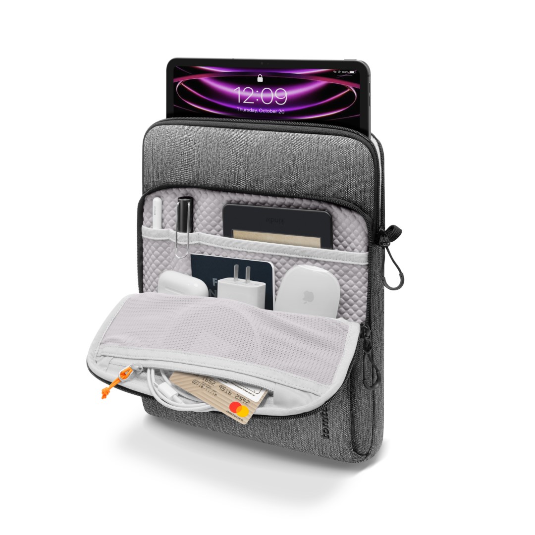 Túi Tomtoc Tablet Shouder Bag 360 Protection cho iPad Pro 12.9 2022-2018 - H13B -Hàng chính hãng