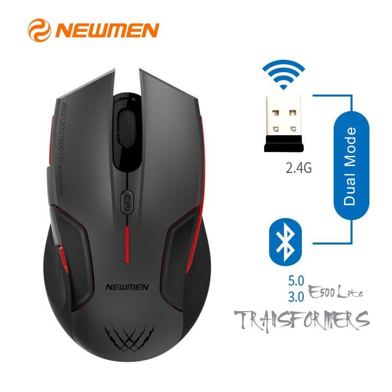 Chuột NEWMEN E500-Y/E500Lite Gaming không dây đa giao thức Chính Hãng