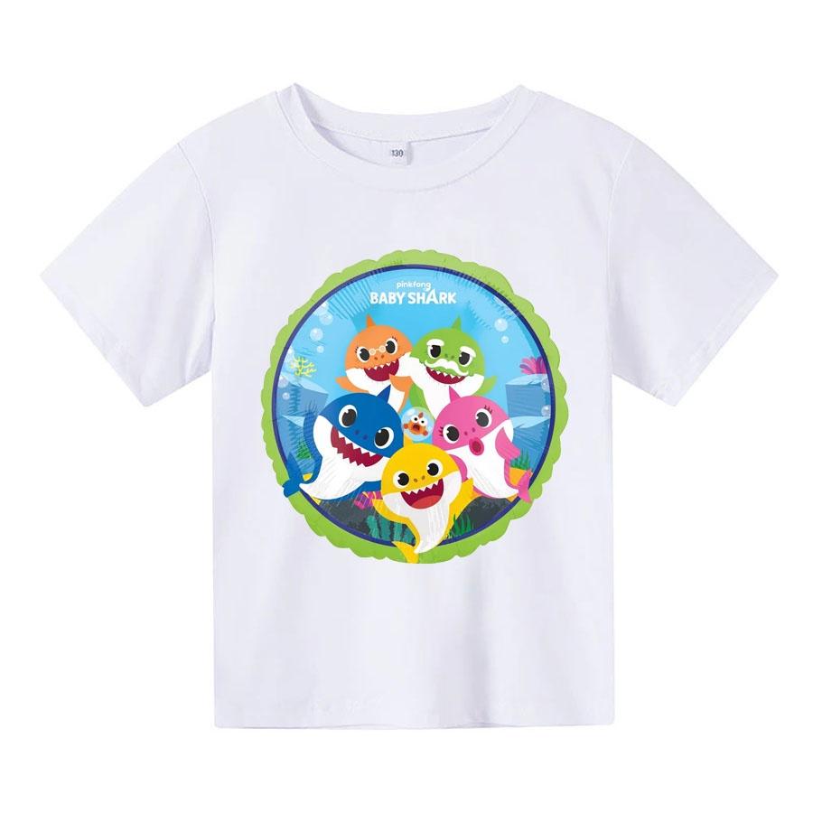 Áo thun trẻ em BABY SHARK2, 4 màu, có size người lớn, Anam Store