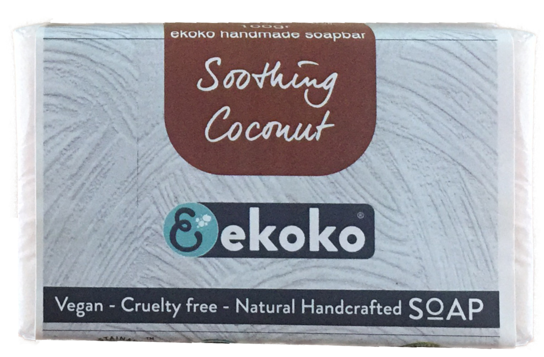 Xà phòng handmade Dừa thơm dịu nhẹ. dưỡng ẩm da, lâu hao -  Ekoko Soothing Coconut Soap 100g