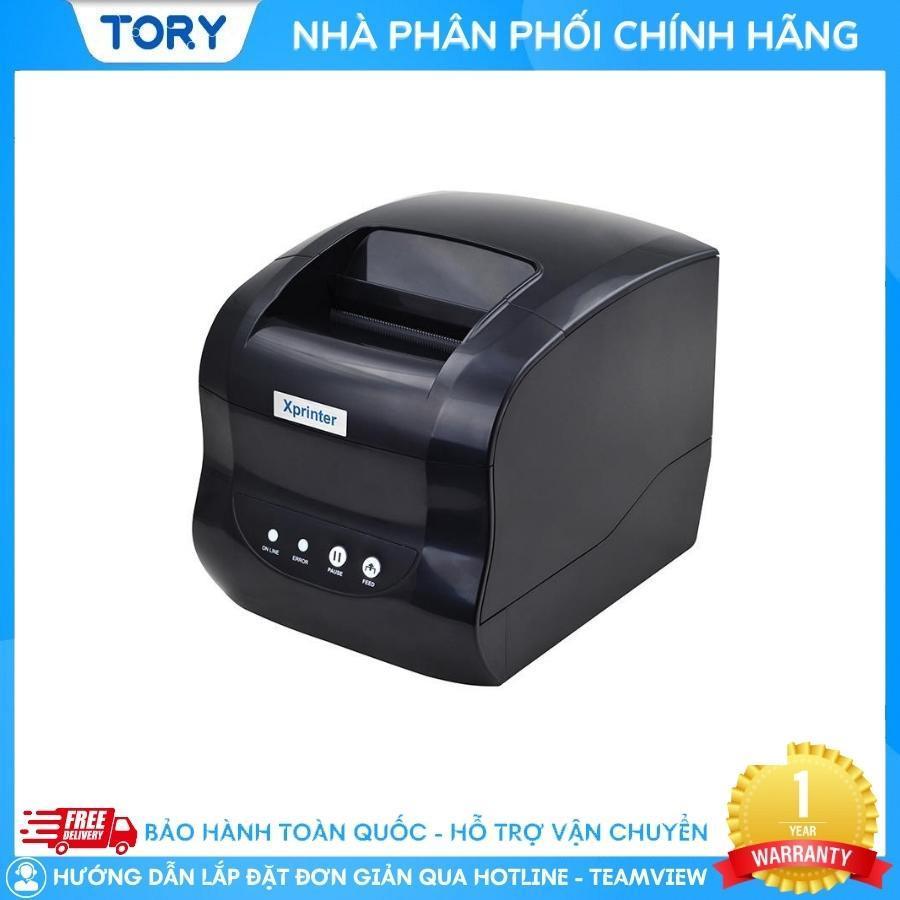 Máy in tem nhãn, mã vạch Xprinter XP-318B cổng USB. Máy in đơn hàng, in tem, in vận đơn TMĐT khổ 80mm