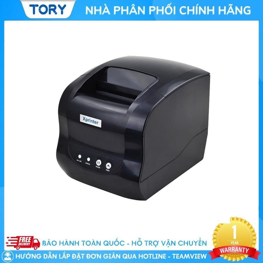 Máy in tem nhãn, mã vạch Xprinter XP-318B cổng USB. Máy in đơn hàng, in tem, in vận đơn TMĐT khổ 80mm [HÀNG CHÍNH HÃNG]