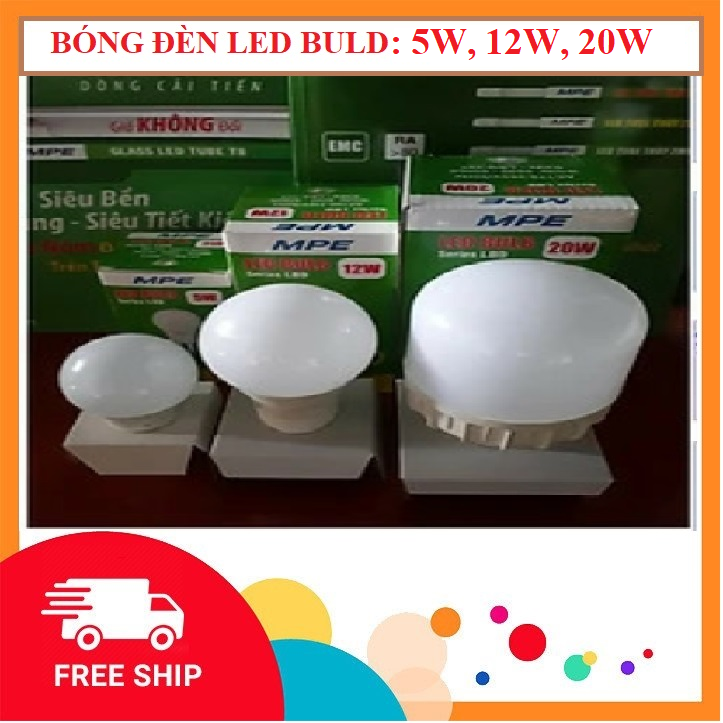 BÓNG ĐÈN LED BULD : 5W,12W,20W