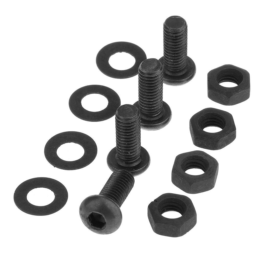 Motorcycle  Side Mount Bracket W/ Rear Tail Brake Light - Black