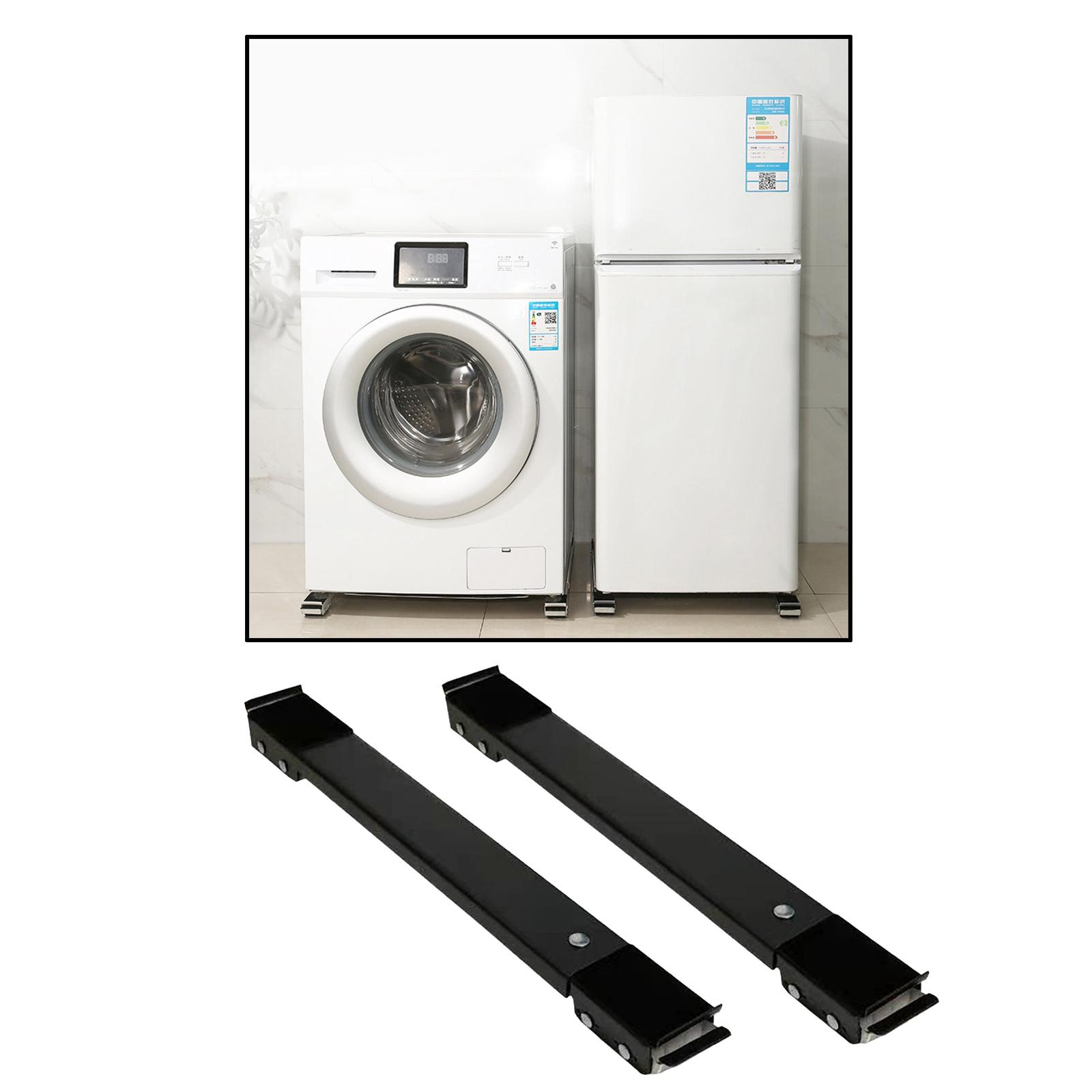 2Pcs Drum Washing Machine Refrigerator Mobile Base Stand Brackets