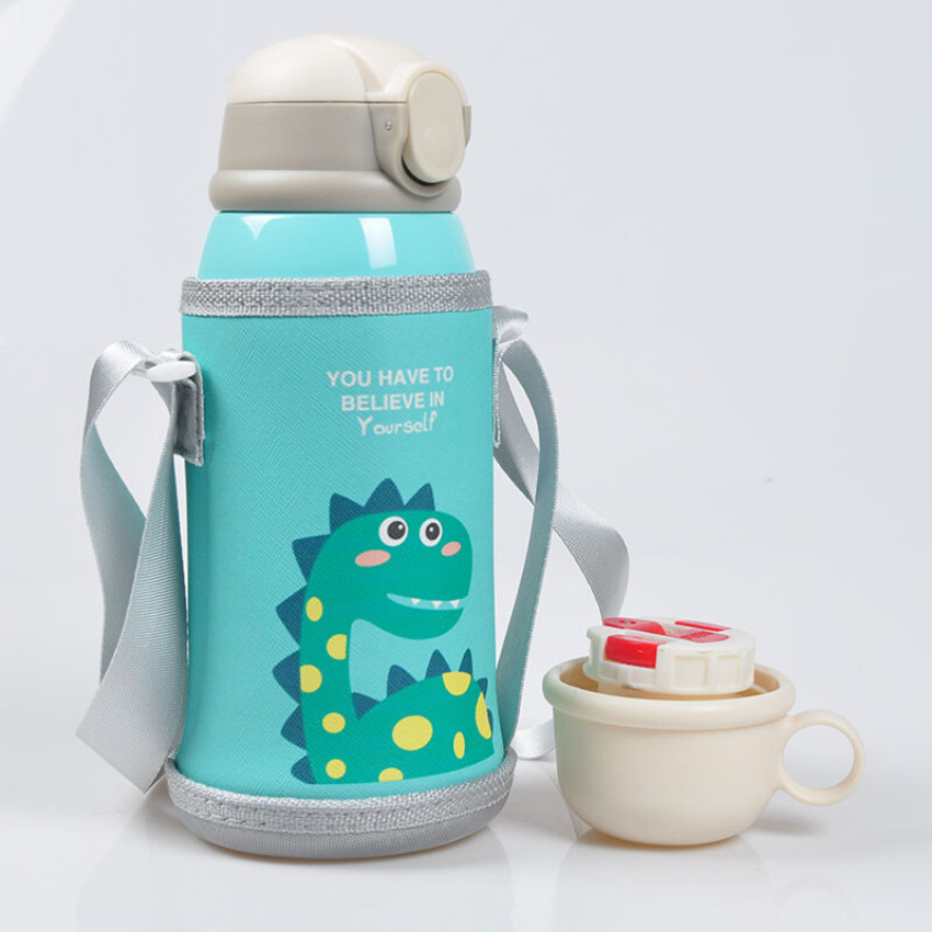 Bình Nước Trẻ Em Giữ Nhiệt Chất Liệu Inox 316 Cao Cấp Dung Tích 600ml - Hồng