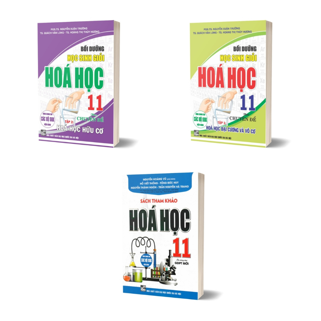 Combo Sách Tham Khảo Hóa Học 11 + Bồi Dưỡng Học Sinh Giỏi Hoá Học 11 Theo Chuyên Đề (Bộ 3 Quyển)