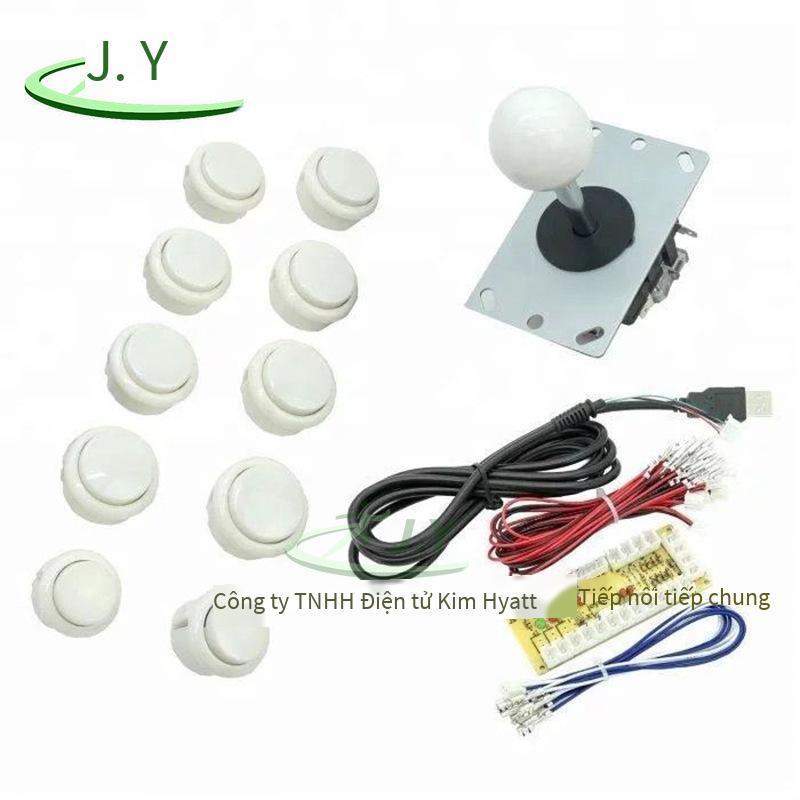Phong cách mới nhất Bộ cần điều khiển Arcade đơn DIY Bộ điều khiển cần điều khiển máy tính USB Chip điều khiển King of Fighters Phụ kiện trò chơi