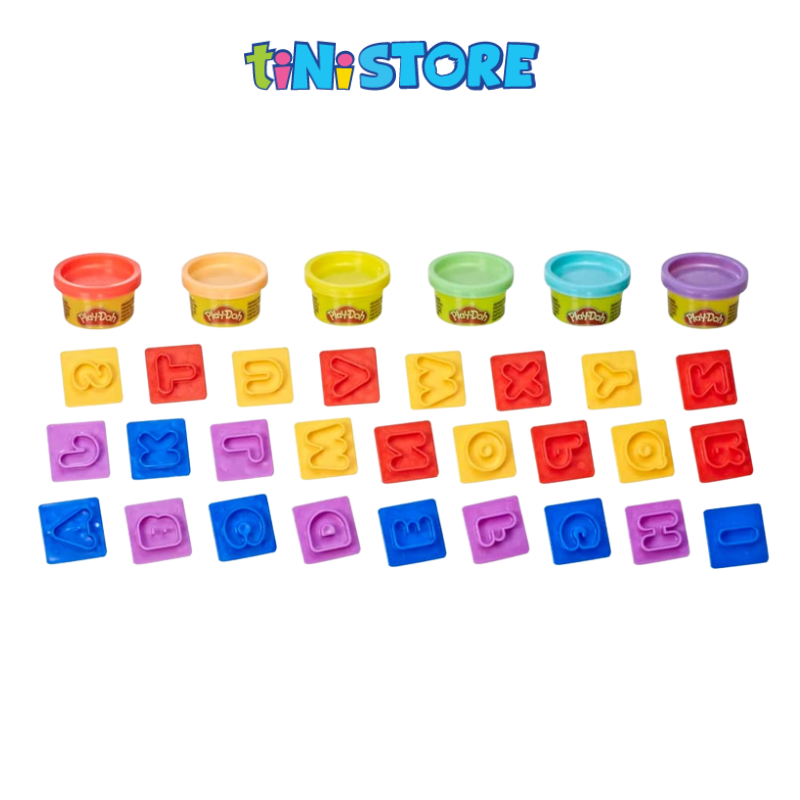 Bộ đồ chơi đất nặn kèm khuôn chữ cái Play-Doh